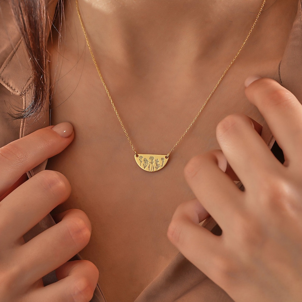 Naszyjnik z Kwiatem Urodzinowy – Birth Flower Necklace recenzja i cena
