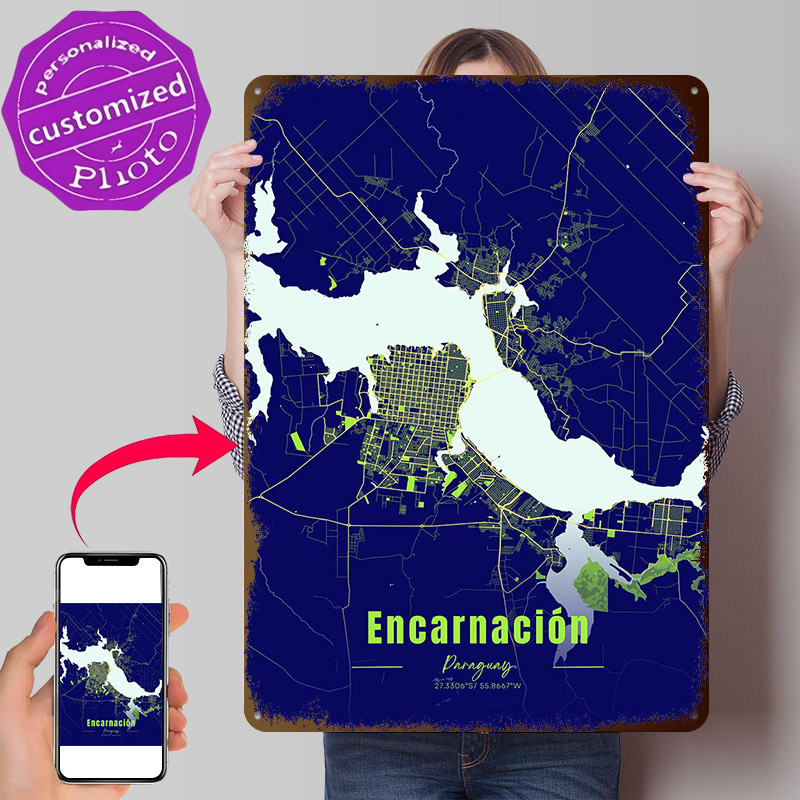 Dekoracje Encarnación, artykuł – Custom Map Poster recenzja i cena