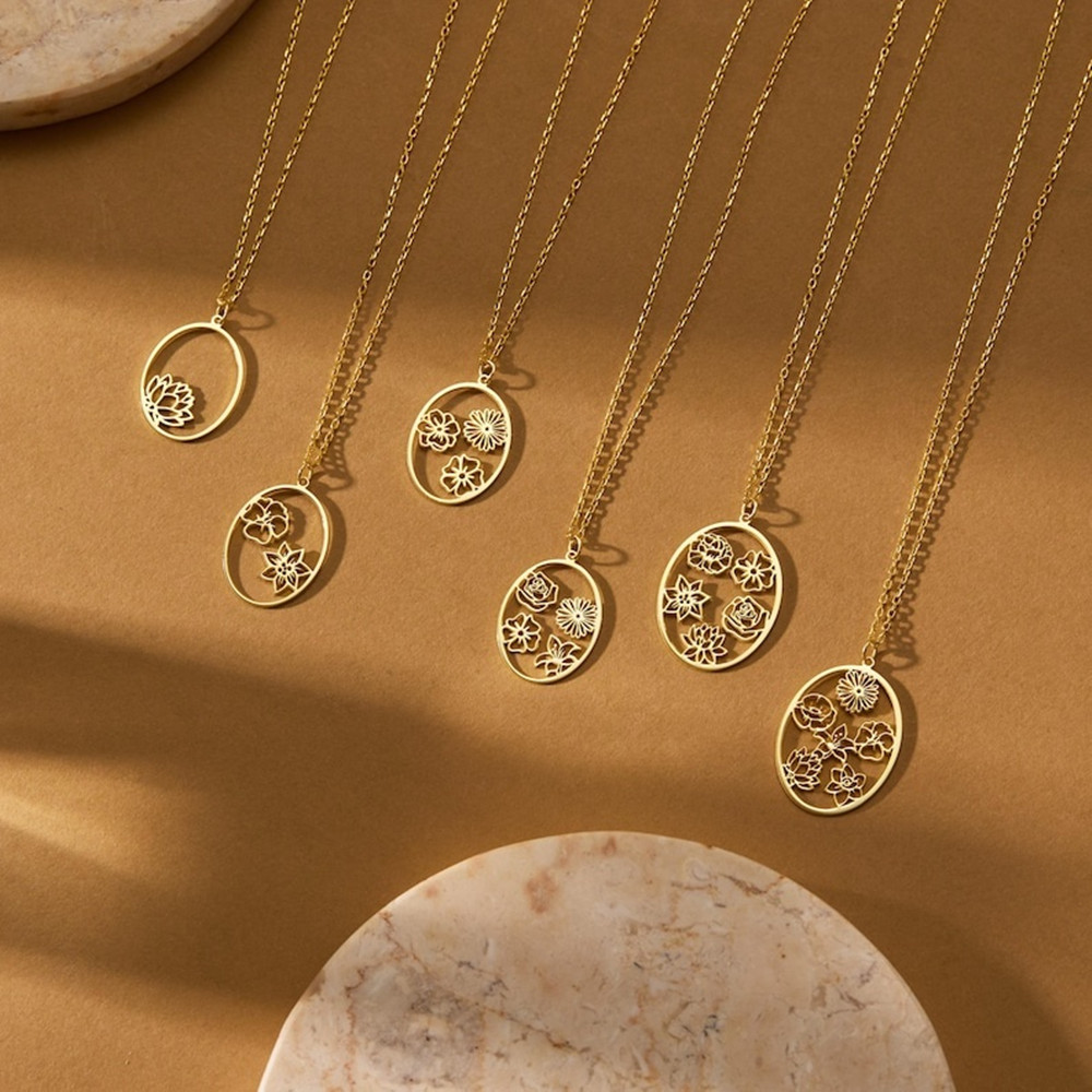 Personalizowany naszyjnik z kw – Birth Flower Necklace recenzja i cena