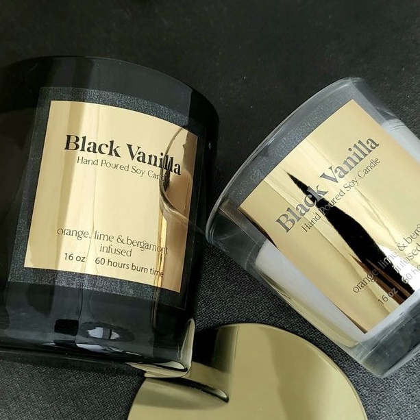 Niestandardowa błyszcząca złot – Personalised Candle Label recenzja i cena