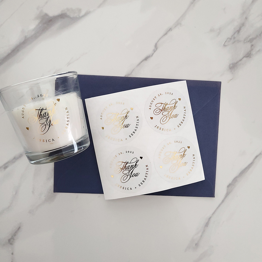 Niestandardowe 50 sztuk Okrągł – Personalised Candle Label recenzja i cena