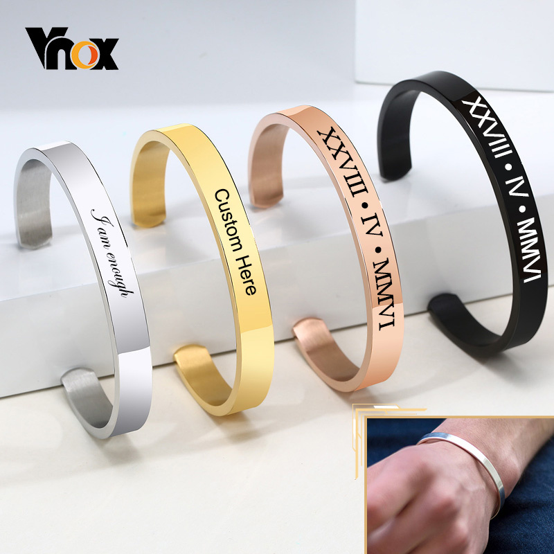 Vnox Dropshipping dostosowana  – Coordinates Bracelet recenzja i cena