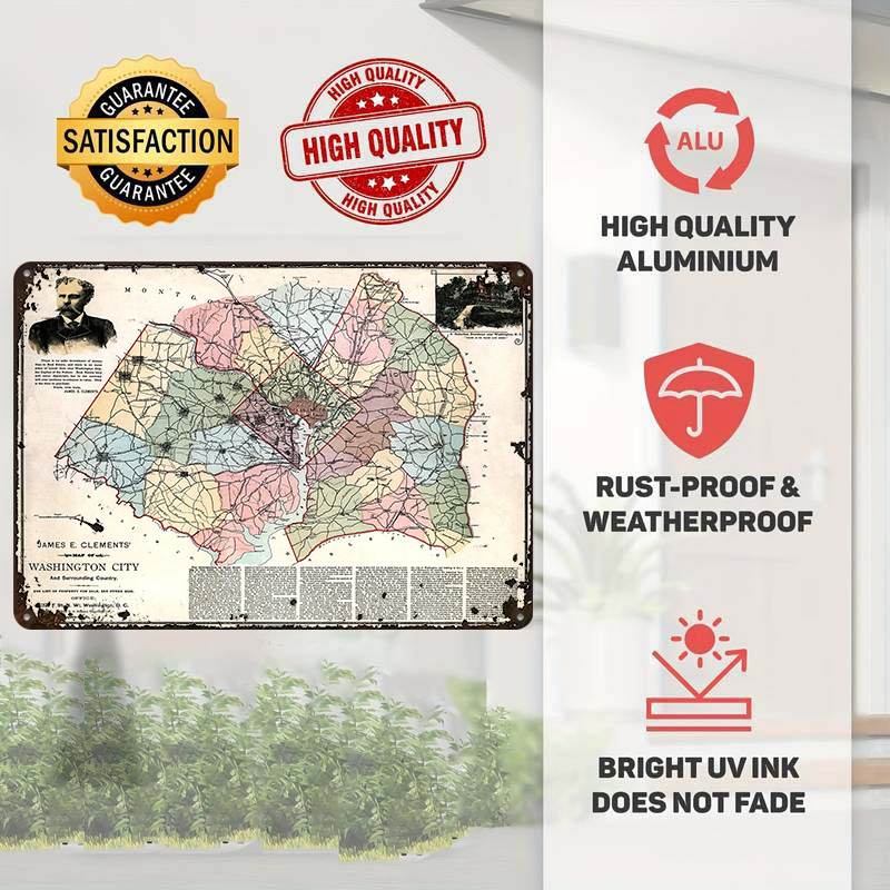 Mapa Waszyngtonu, drukowany pl – Custom Map Poster recenzja i cena
