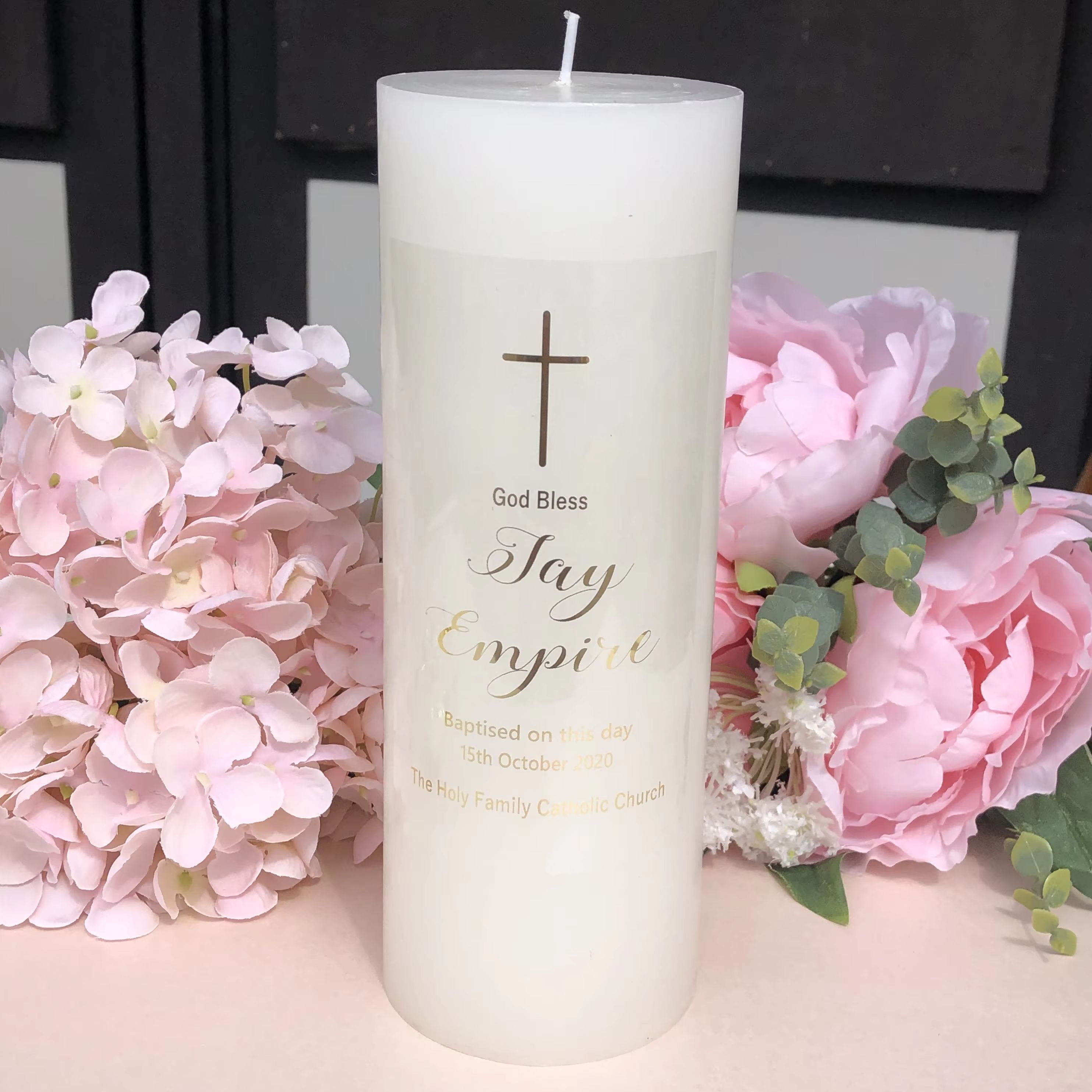 1 spersonalizowane pierwsza ko – Personalised Candle Label recenzja i cena