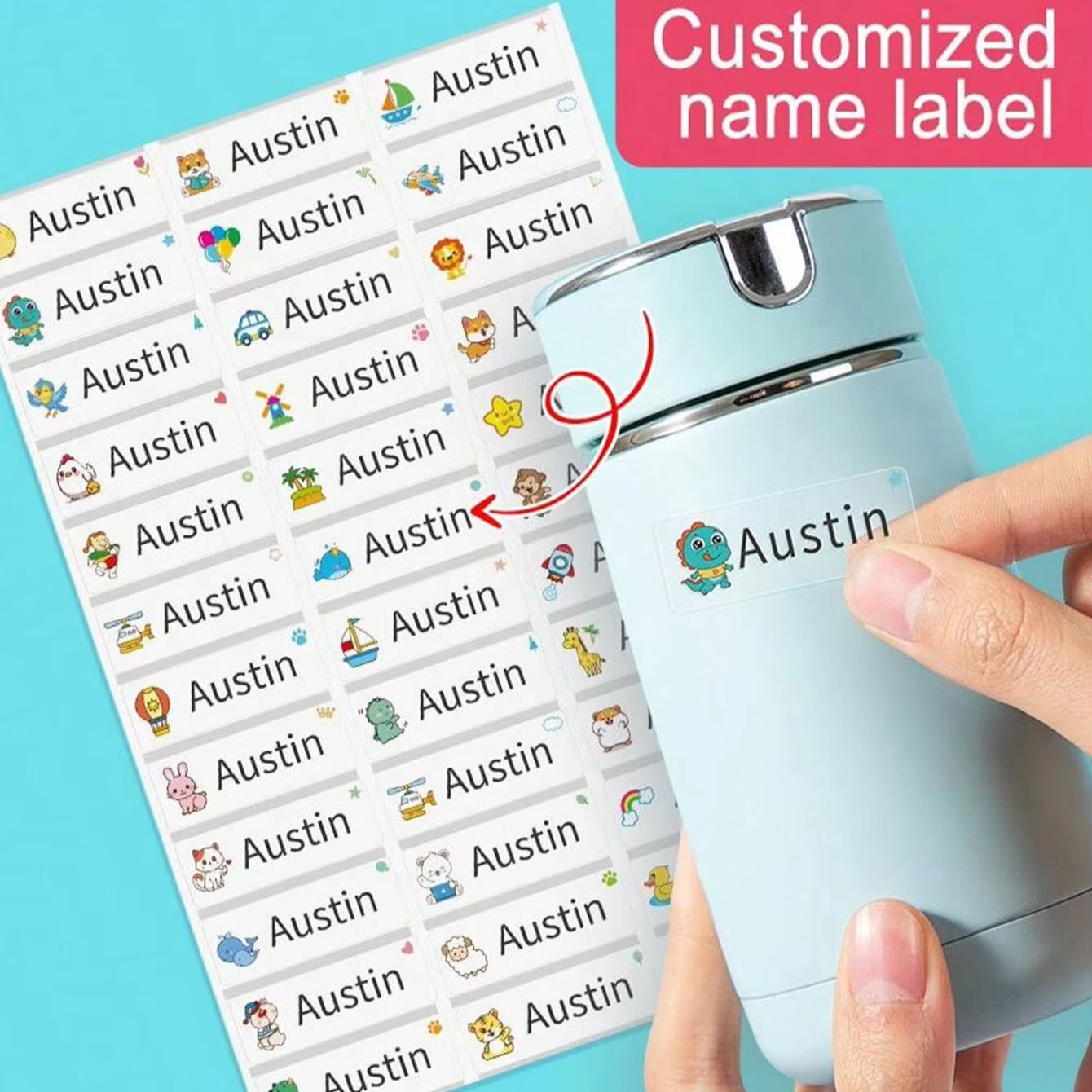 1-500 szt. Personalizowane nak – Personalised Candle Label recenzja i cena