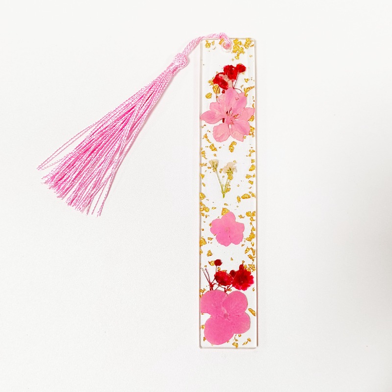 5 szt. Kreatywne, przezroczyst – Dried Flower Bookmark recenzja i cena