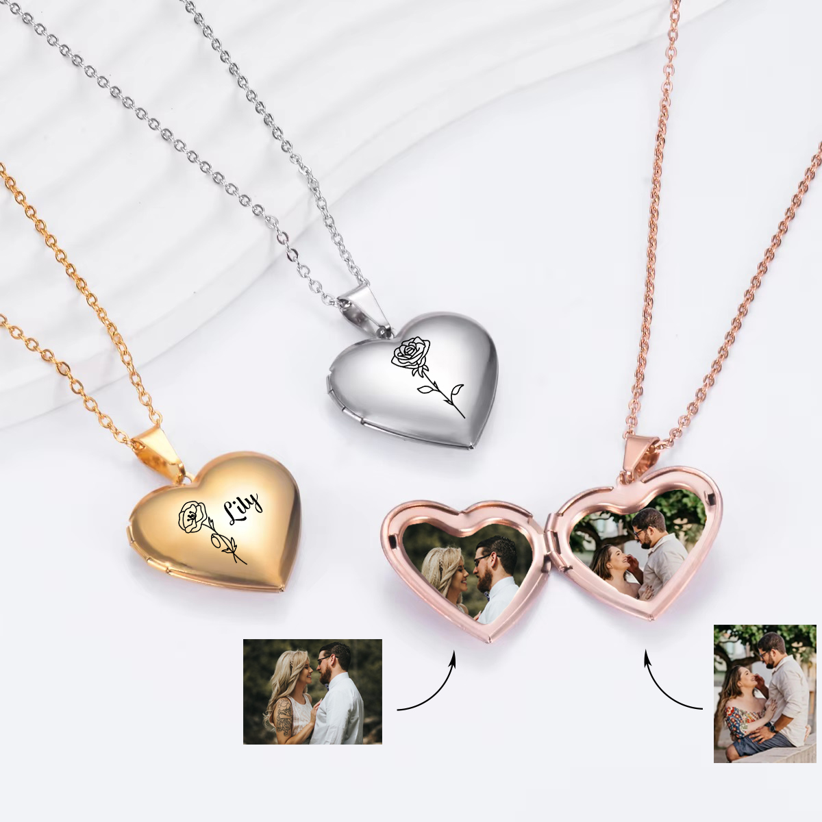 Niestandardowe spersonalizowan – Birth Flower Necklace recenzja i cena