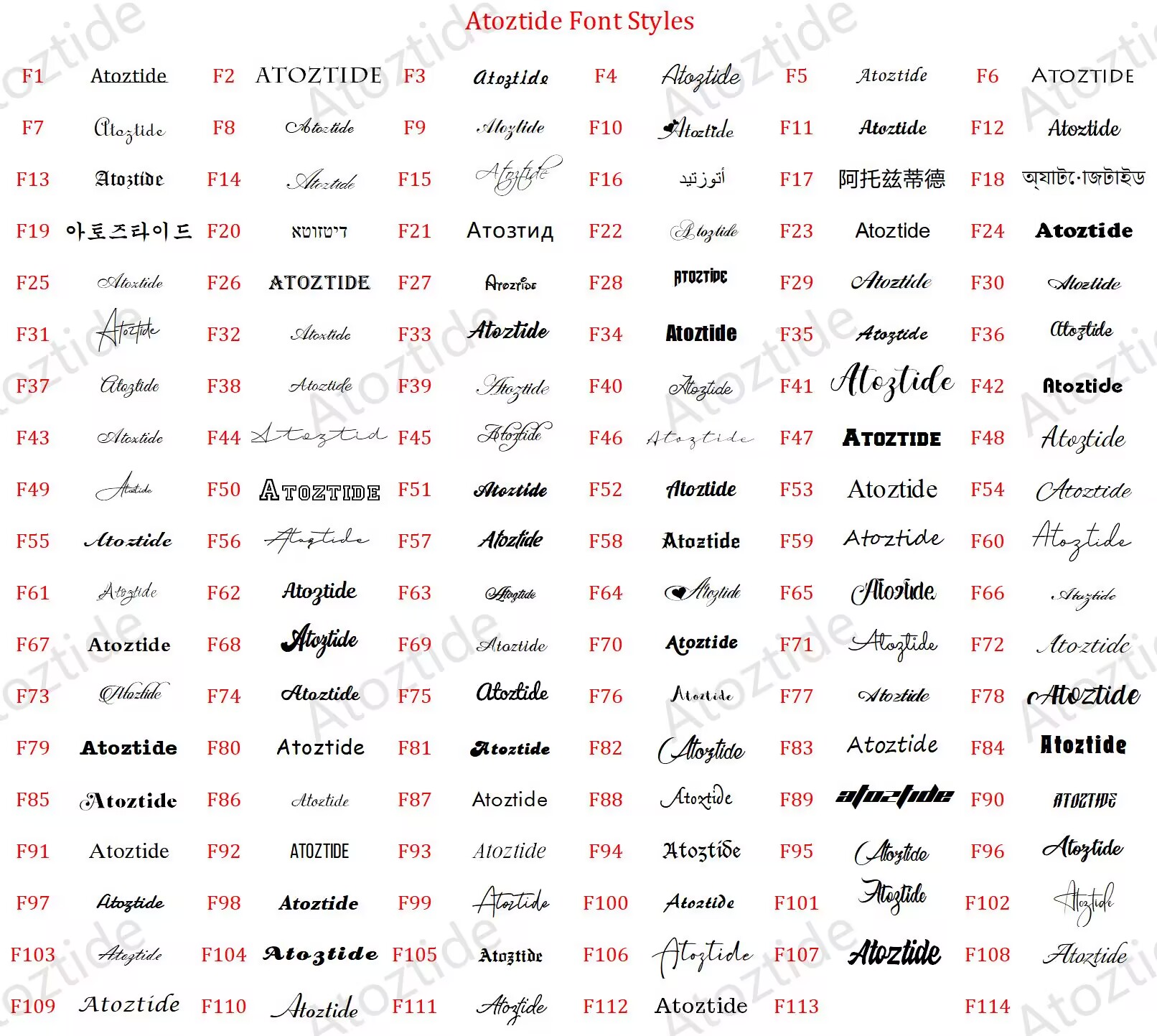 Atoztide Personalizowany Zesta – Birth Flower Necklace recenzja i cena