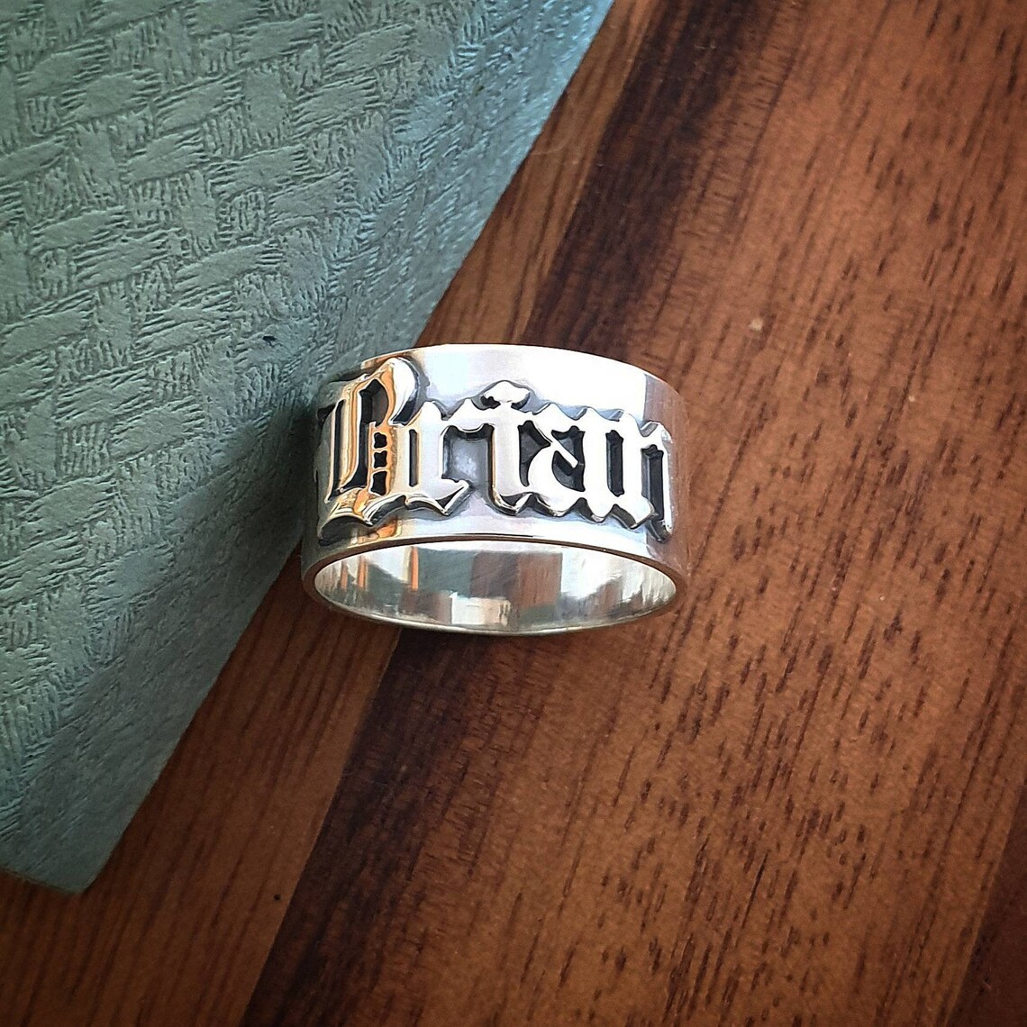 12MM męskie gotyckie pierścion – Initial Ring Custom recenzja i cena