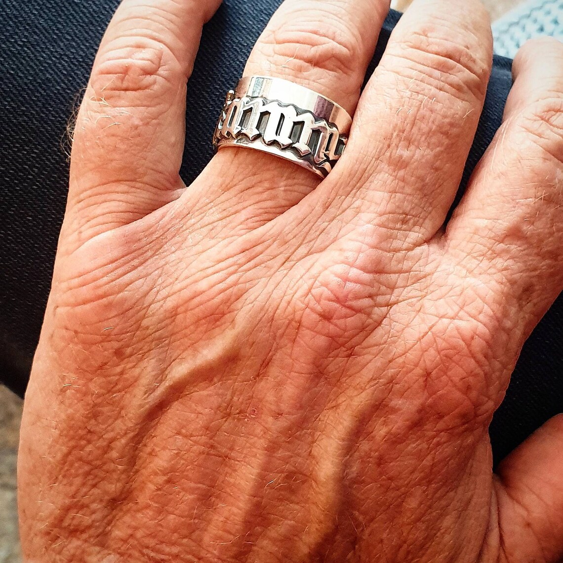 12MM męskie gotyckie pierścion – Initial Ring Custom recenzja i cena