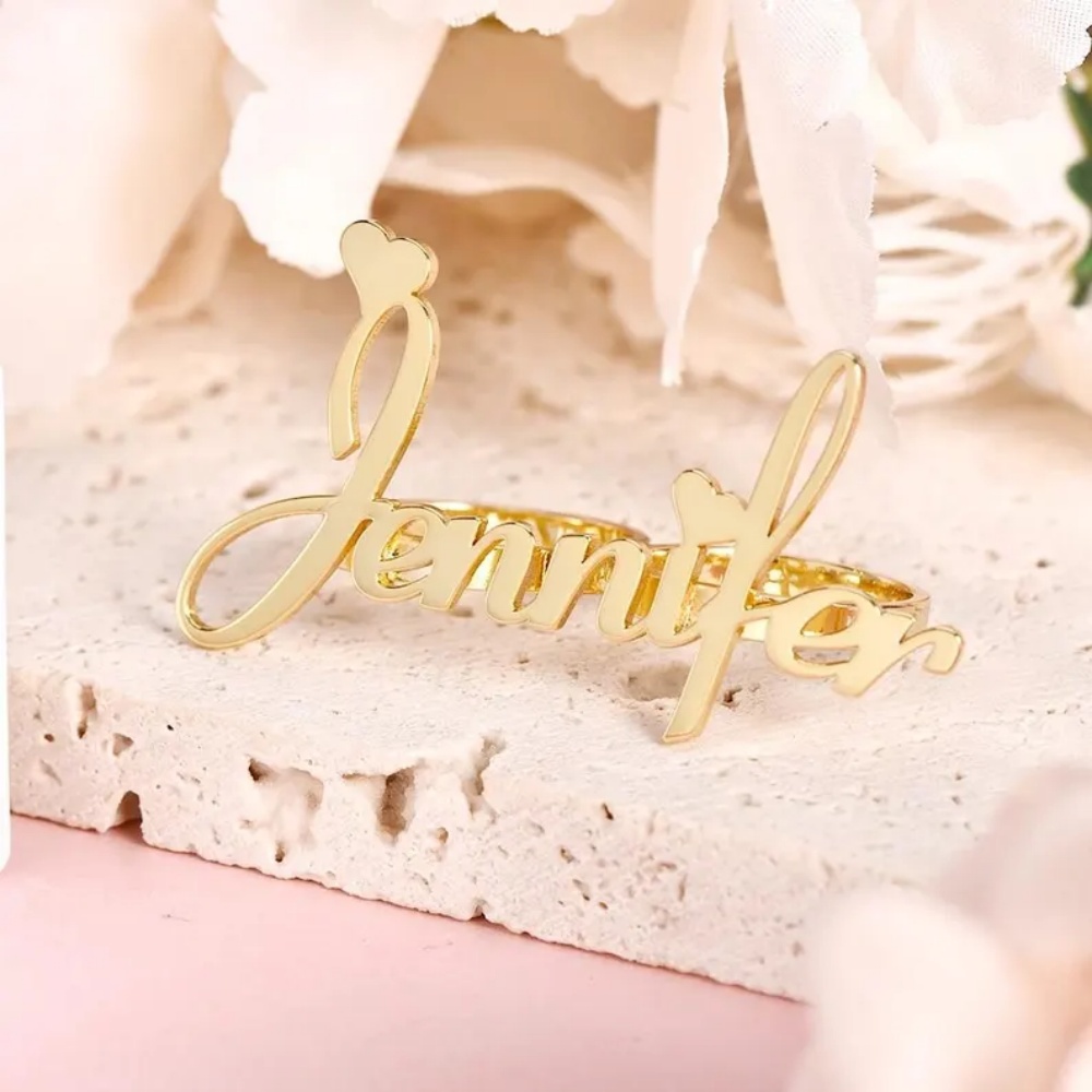LeeChee Personalizowany Pierśc – Initial Ring Custom recenzja i cena